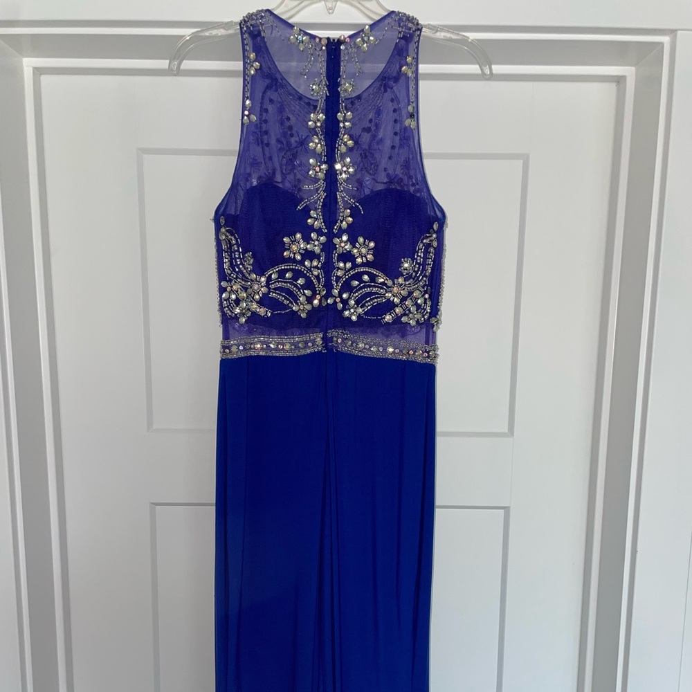 Blue Prom Dress Medium - Picture 4 of 7